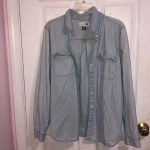 Light Blue Button Up